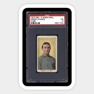 1910 American Caramel White SoxCubs E90-3 - FRANK CHANCE Sticker